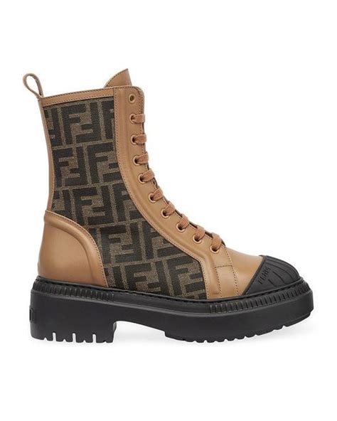 fendi jacquard boots|fendi leather ankle boots men.